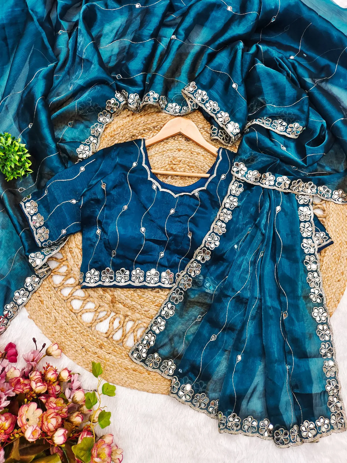 Party wear saree - Image 14 in Surat